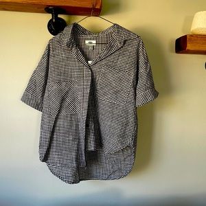 Checkered blouse